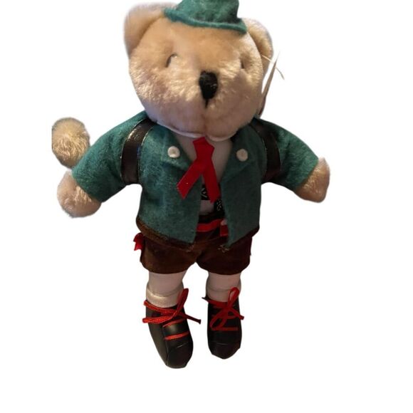 New Sunny Toys Kids Multicolor Boy Girl Teddy Bear German Outfit Plushy Set 9" - Picture 3 of 12